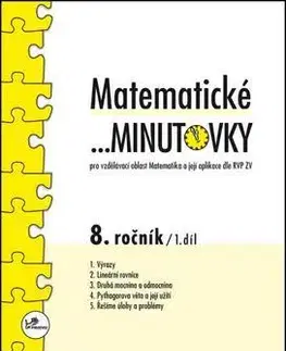 Matematika Matematické minutovky pro 8. ročník - 1. díl - Miroslav Hricz