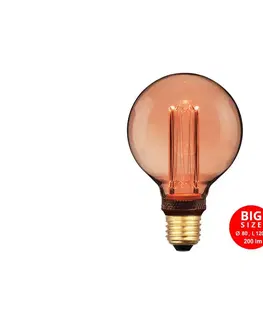 LED osvetlenie  LED Žiarovka DECO VINTAGE G80 E27/4W/230V 1800K 