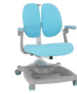Pracovné stoličky Detská rastúca stolička ABIGAIL Modrá