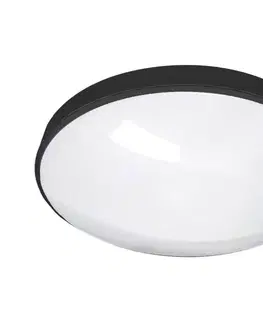 Svietidlá  LED Kúpeľňové stropné svietidlo CIRCLE LED/24W/230V 4000K pr. 37 cm IP44 čierna 