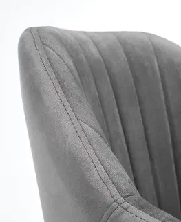 Kancelárske stoličky HALMAR Fresco kancelárske kreslo sivá (Velvet)