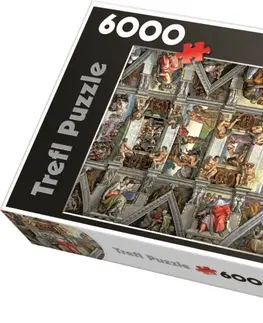 Hračky puzzle TREFL - Puzzle Sixtínska Kaplnka.