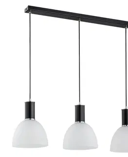 Závesné svietidlá Alfa Závesná lampa Dana sklenené tienidlá, 3-plameňová