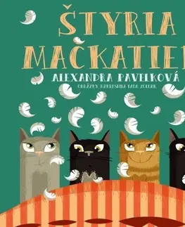 Dobrodružstvo, napätie, western Wisteria Books Štyria mačkatieri - audiokniha
