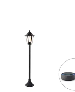 Vonkajsie osvetlenie Inteligentné stojace vonkajšie svietidlo čierne 125 cm vrátane WiFi ST64 - New Orleans