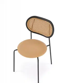Jedálenské stoličky a kreslá Jedálenská stolička K524 Halmar Hnedá