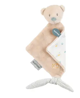 Plyšové hračky NATTOU - Maznáčik plyšový mini medvedík Jules 28 cm Romeo, Jules & Sally