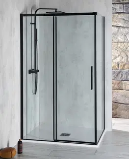 Sprchové dvere POLYSAN - ALTIS BLACK obdĺžniková sprchová zástena 1400x800 L/P varianta AL4112BAL5912B
