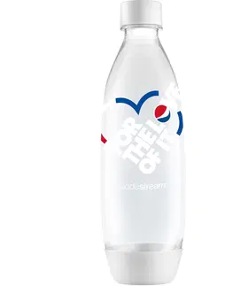 Sodastream a ďalšie výrobníky perlivej vody SodaStream Fľaša Fuse Pepsi love 1 l, biela