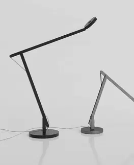 Stolové lampy na písací stôl Rotaliana Rotaliana String T1 Mini stolná LED Ag, čierna