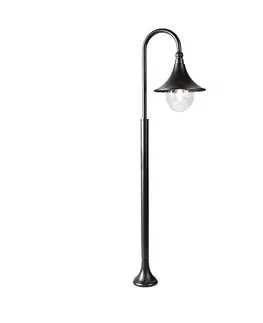 Zahradne stlpove lampy Smart buiten lantaarn zwart 125 cm IP44 incl. LED - Daphne