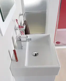 Kúpeľňa SAPHO - Kúpeľňový set NATY 50, biela KSET-008
