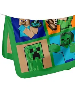 Detské deky Carbotex Detská deka Minecraft Figure ,150 x 200 cm