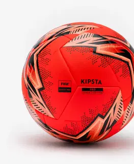 futbal Futbalová lopta Fifa Quality Pro Ball tepelne lepená veľkosť 5 červená