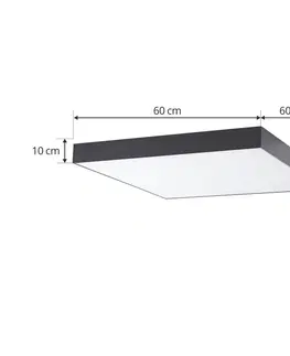Stropné svietidlá Lucande Lucande Leicy LED svetlo RGB color flow 60cm