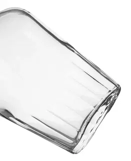 Fľaše na mlieko a sirupy Sklenená fľaša s clip uzáverom Bianco 0,5 l