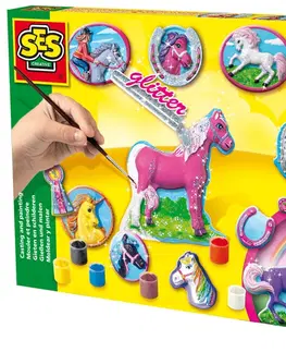 Kreatívne a výtvarné hračky SES - Odlievanie a maľovanie koní