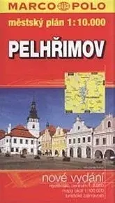 Slovensko a Česká republika Pelhřimov - městský plán 1:10 000