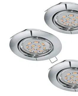 LED osvetlenie Eglo Eglo 94407 - SADA 3x LED Podhľadové svietidlo PENETO 3xGU10-LED/5W/230V 