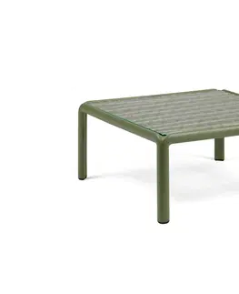Konferenčné a príručné stolíky Komodo stôl so sklom 70x70 cm Agave