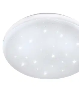 Stropné svietidlá EGLO Stropné LED svietidlo Frania-S efekt krištáľ Ø33cm