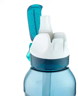 kemping Turistická fľaša 900 Ecozen® s rýchlouzáverom a náustkom 0,5 l modrá