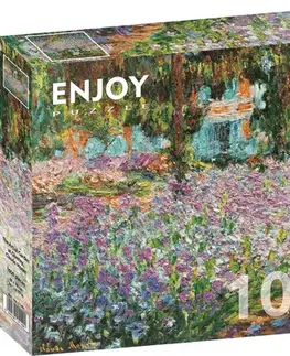 1000 dielikov Enjoy Puzzle Claude Monet: The Artist Garden at Giverny 1000 Enjoy