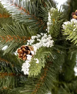 Vianočné stromčeky NABBI Christee 1 vianočný stromček 180 cm zelená / biela