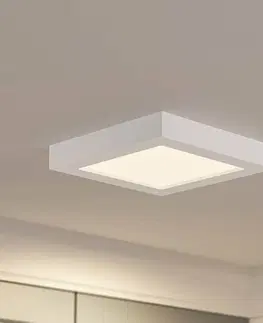 Stropné svietidlá PRIOS Prios Alette stropné LED, biele 22,7 cm 18 W