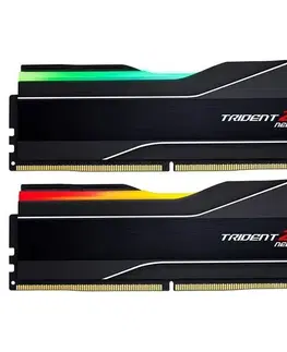 Pamäte G.SKILL 64GB kit DDR5 6000 CL32 Trident Z5 NEO RGB, AMD EXPO F5-6000J3238G32GX2-TZ5NR