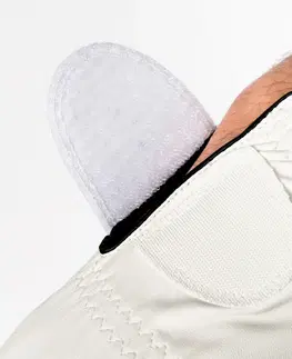 rukavice Pánska golfová rukavica pre ľavákov 500 biela