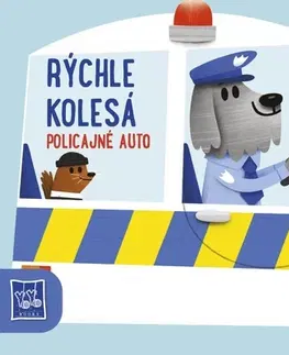 Leporelá, krabičky, puzzle knihy Rýchle kolesá: Policajné auto