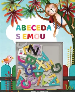 Leporelá, krabičky, puzzle knihy Abeceda s Emou - Elena Rabčanová