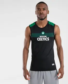 tričká Pánske spodné tielko na basketbal UT500 NBA Celtics čierne