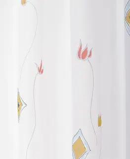 Záclony Záclona voálová, Dorka metráž, biela 175 cm