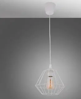 Moderné lampy do obývačky Luster Diamond White 4294 20CM LW1
