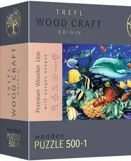 500 dielikov Trefl Drevené puzzle Morský život 501 Trefl