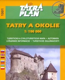 Turistika, skaly Tatry a okolie 1:100 000 letná - slov.