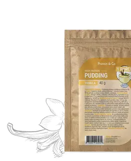 Zdravé potraviny Protein & Co. High protein pudding 40 g PRÍCHUŤ: Vanilla