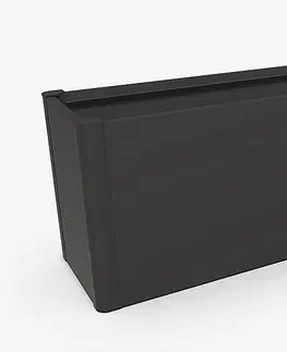 Truhlíky Biohort Hrantík Belvedere MIDI 61 cm (tmavo šedá metalíza) 152 cm (3 krabice)