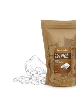 Zdravé potraviny Protein&Co Proteínová kaša s chia 480 g PRÍCHUŤ: Kokos s mandľou