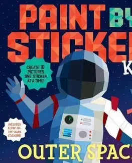 Nalepovačky, vystrihovačky, skladačky Paint by Sticker Kids: Outer Space