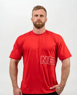 Pánske tričká Tričko s krátkym rukávom Nebbia Dedication 709 Red - L