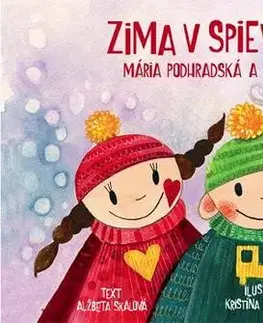 Leporelá, krabičky, puzzle knihy Zima v Spievankove - Alžbeta Skálová