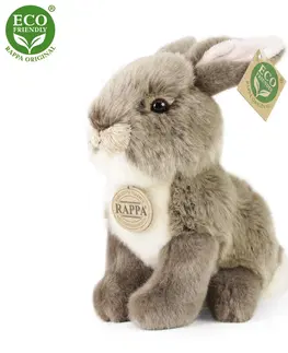 Plyšové hračky RAPPA - Plyšový zajac 20 cm ECO-FRIENDLY
