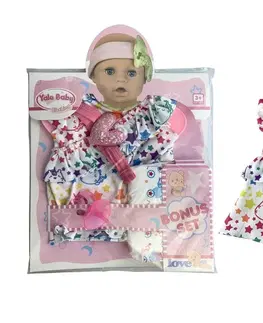 Hračky bábiky MAC TOYS - Šaty s hviezdičkami na bábiku 30-38cm