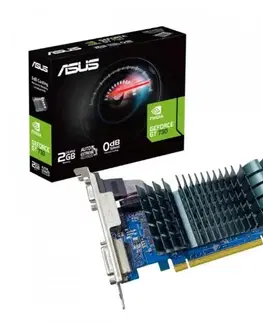 Grafické karty ASUS nVidia GeForce GT 730 2GB DDR3 EVO low-profile 90YV0HN0-M0NA00