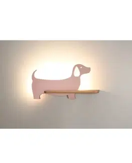 Osvetlenie Detská lampička DOG LED Candellux Čierna