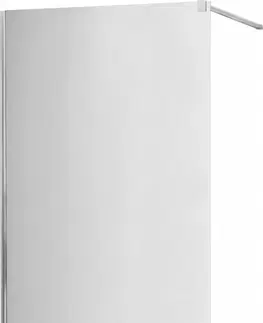 Sprchové dvere MEXEN/S - KIOTO Sprchová zástena WALK-IN 100x200 cm 8 mm, chróm, zrkadlové sklo 800-100-101-01-50