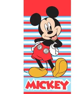 Uteráky Carbotex Detská osuška Mickey Mouse Vždy s úsmevom, 70 x 140 cm